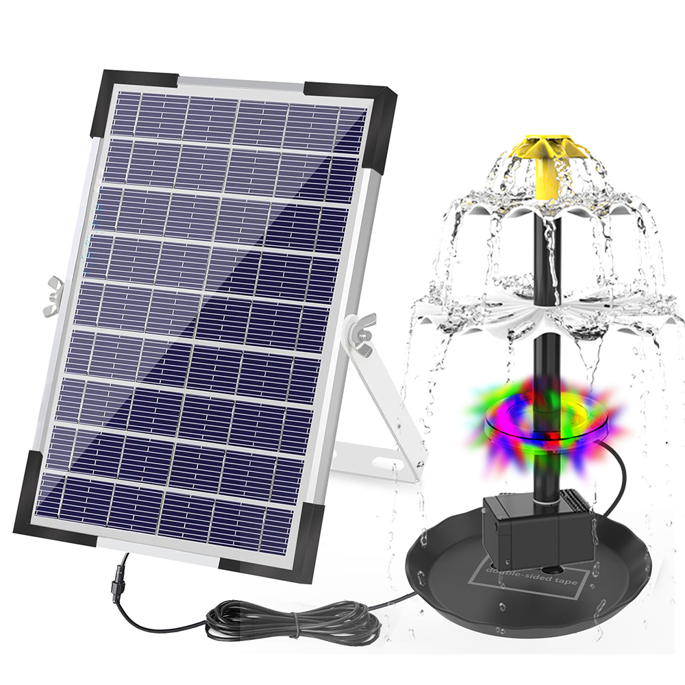 Aquarium Light - Bomba de Fuente Solar para baño
