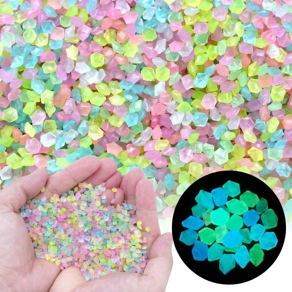 Fish Aquarium Home - 1000 piezas de arena luminiscente que