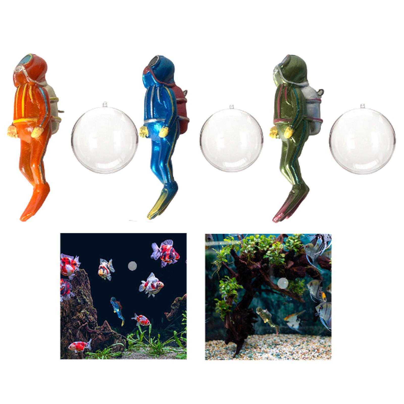 Figura en miniatura de buzo de - Aquarium Decor reseña y precio