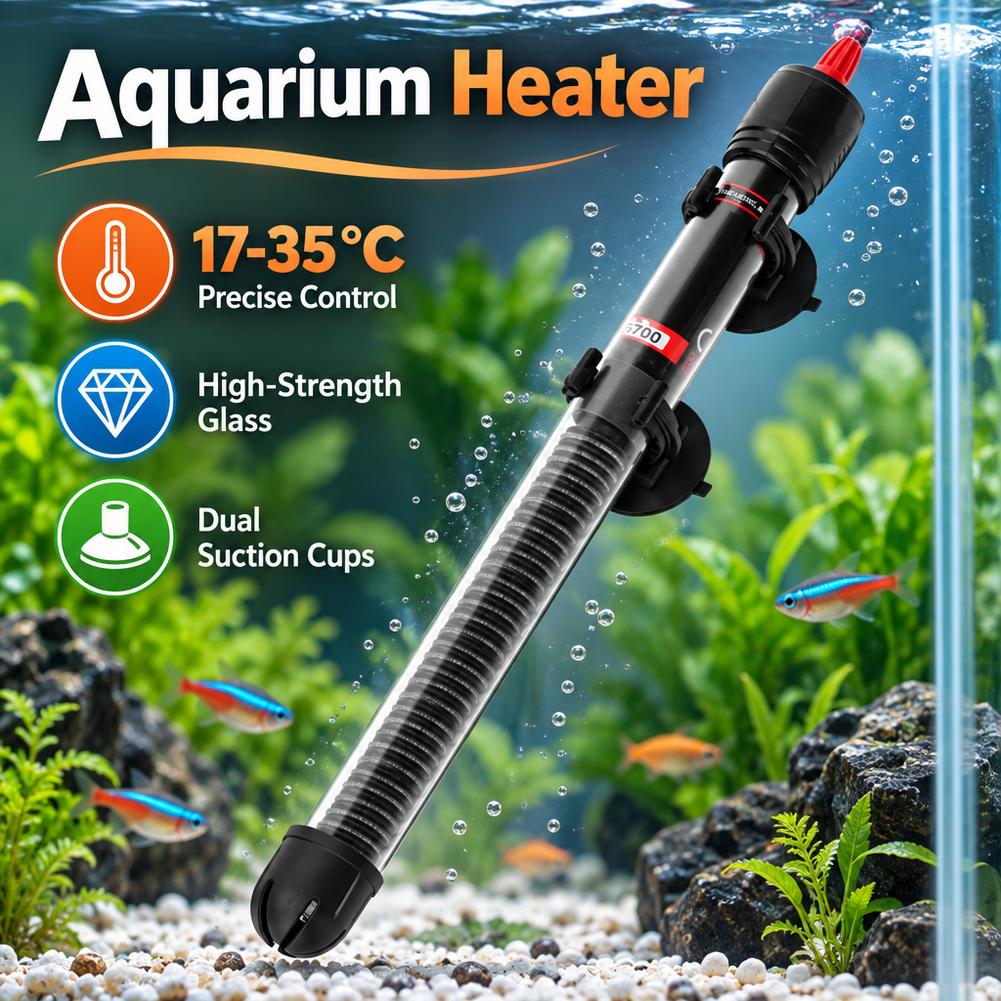 Barra calefactora para acuario - Fish Tank Heater reseña y precio