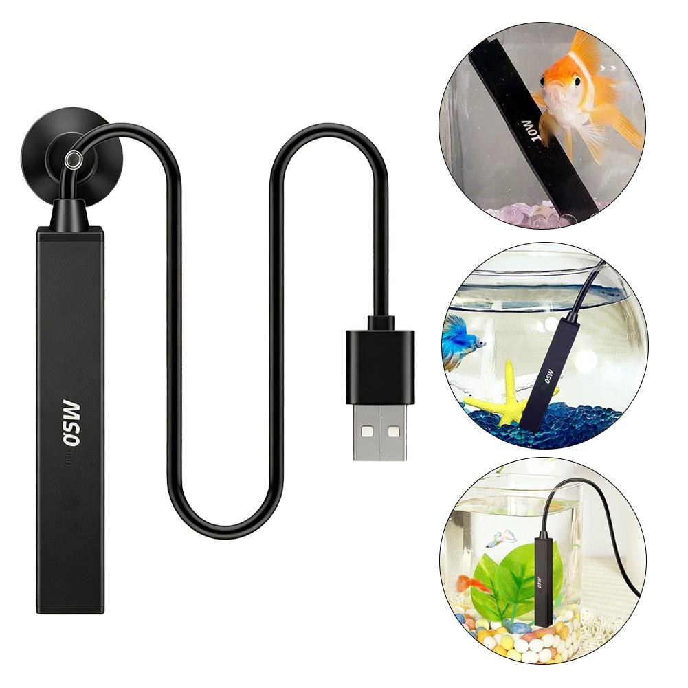 Calentador de acuario mini USB - Aquarium Fish Betta reseña y precio