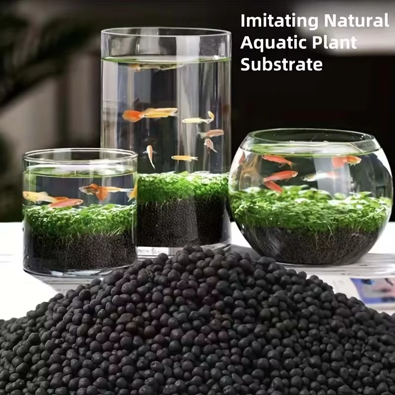 Sustrato negro para acuarios,  - Fish Tank Gravel reseña y precio