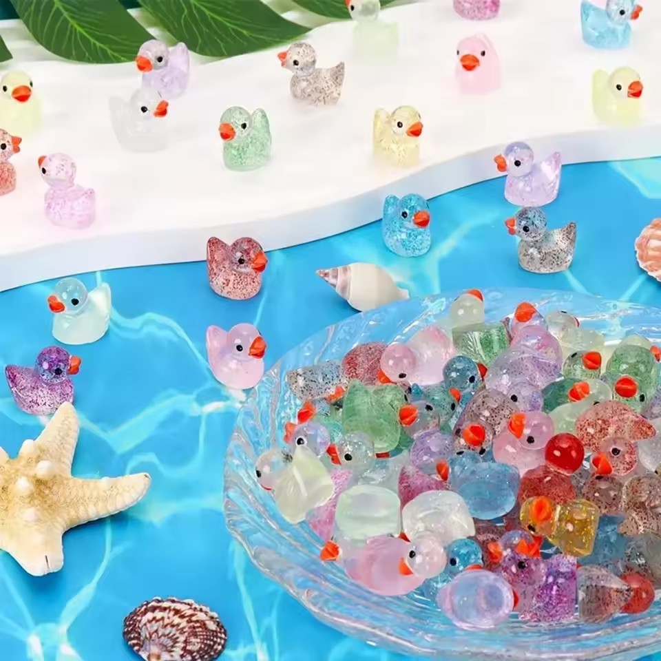 ~ Patito de resina en miniatur - Aquarium Decor reseña y precio
