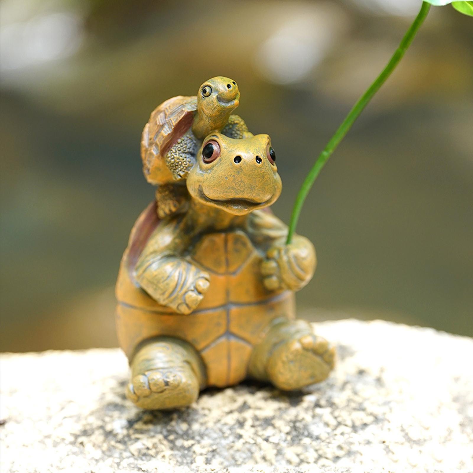 Figura de tortuga para decorac - Fish Aquarium Home reseña y precio