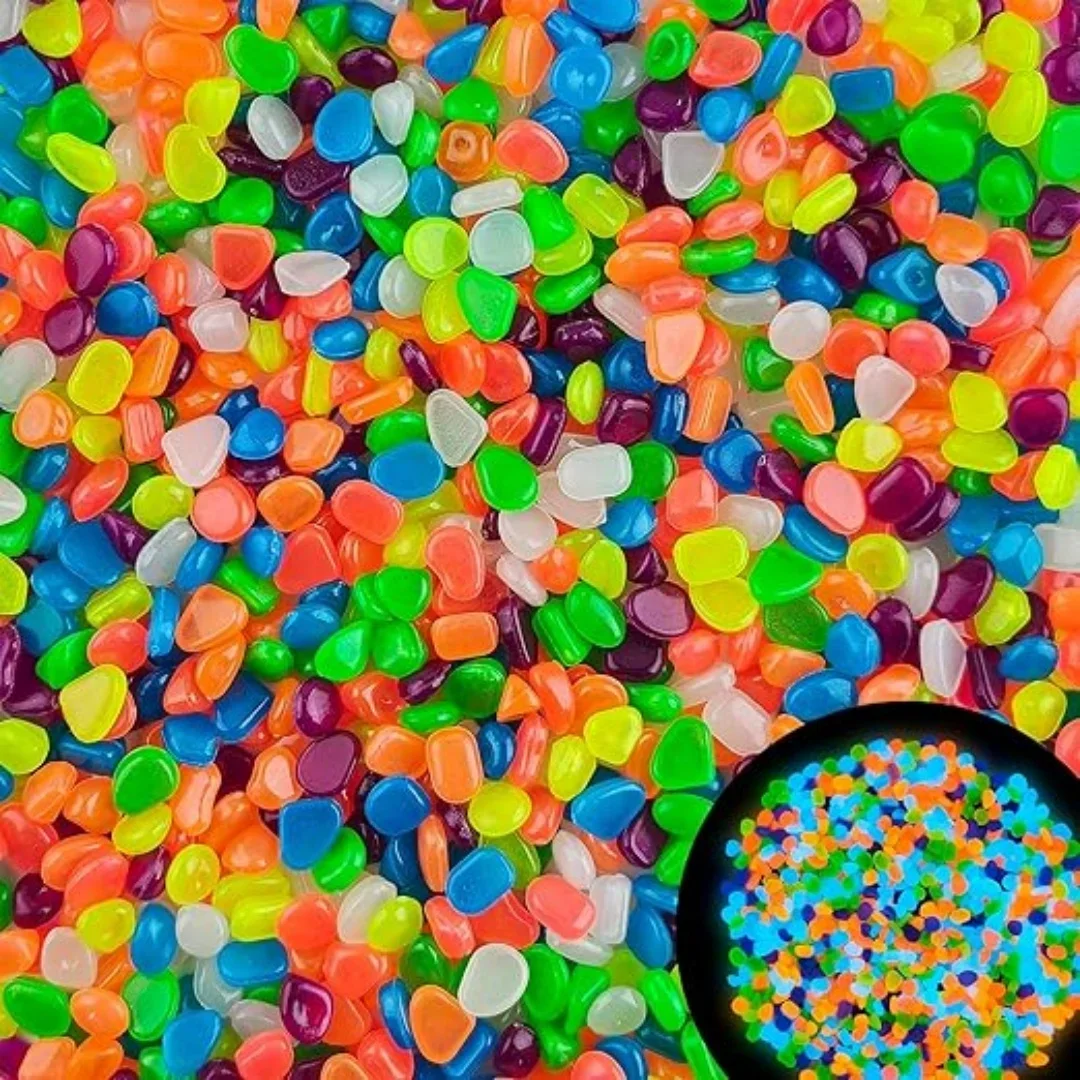 500 Uds. De guijarros que bril - Fish Tank Gravel reseña y precio